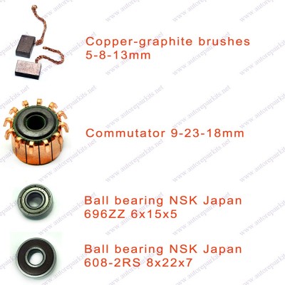 Mitsubishi Montero 3, 4, Padjero 3, 4 ABS and main brake cylinder repair kit MN102843, MR569728, MR977462