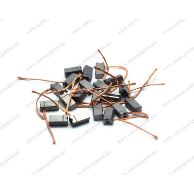 Copper-graphite brushes 3.7-5.4-10.5 mm (20 PCS)