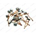 Copper-graphite brushes 6-6-10 mm (20 PCS)