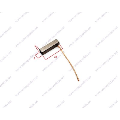 Copper-graphite brushes 5-5-19 mm (4 PCS)