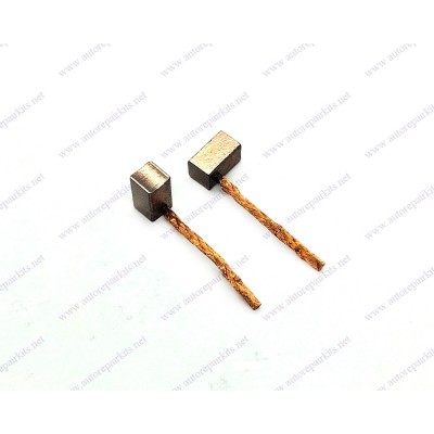 Copper-graphite brushes 6-6-10 mm (4 PCS)
