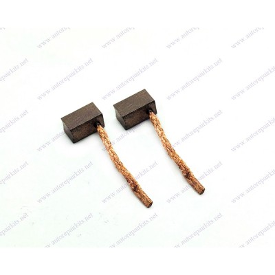Copper-graphite brushes for transfer gearbox servo-motor BMW, Land Rover, Mercedes 6-6-10mm (4 PCS)