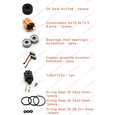 Haldex AOC Pump Repair Kit Ford 8V41 4C019 AA 8V414C019AA (1, 2, 3 Generation)