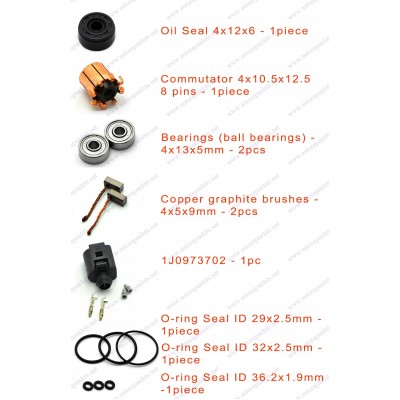 Haldex AOC Pump Repair Kit Volkswagen 02D 525 557 02D525557 (1, 2, 3, Generation)